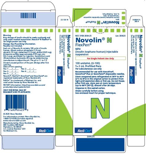 n 100 ml|Novolin N: Uses, Side Effects, Dosage & More .